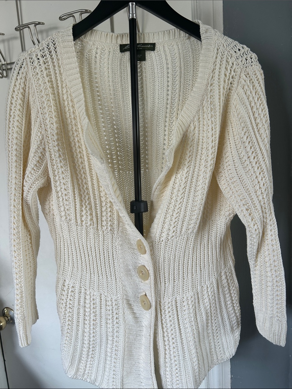Eddie Bauer 100% Cotton Knitted Cardigan
